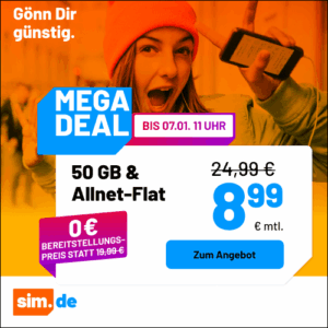 sim.de 50 GB Deal