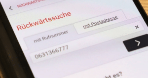 Rückwärtssuche in Aktion