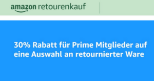 Amazon Retourenkauf