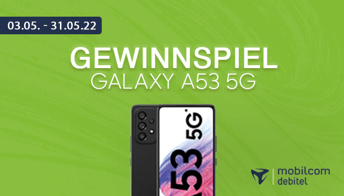 Handyhase-Gewinnspiel: Jetzt mitmachen & ein Galaxy A53 5G im Wert von 449 € gewinnen!