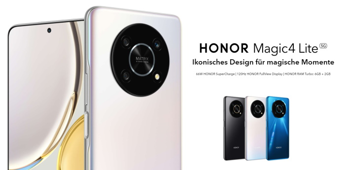 Honor Magic 4 Lite 5G mit Vertrag - Im Netz von Telekom, Vodafone, Telefónica o2