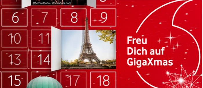 Vodafone Giga Xmas Adventskalender