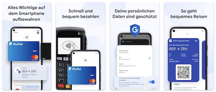 Google Wallet im Play Store