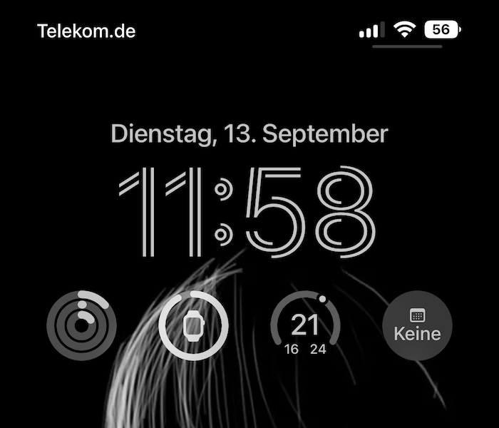 iOS 16 neue Funktionen / Widgets Lockscreen