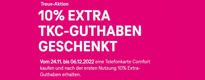 Telekom Comfort-Karte Aktion