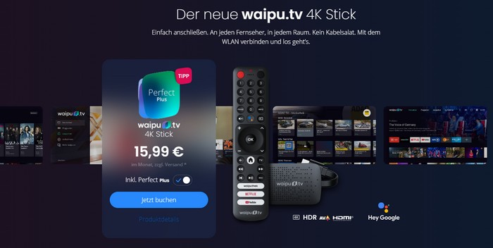 waipu.tv Stick-Angebot