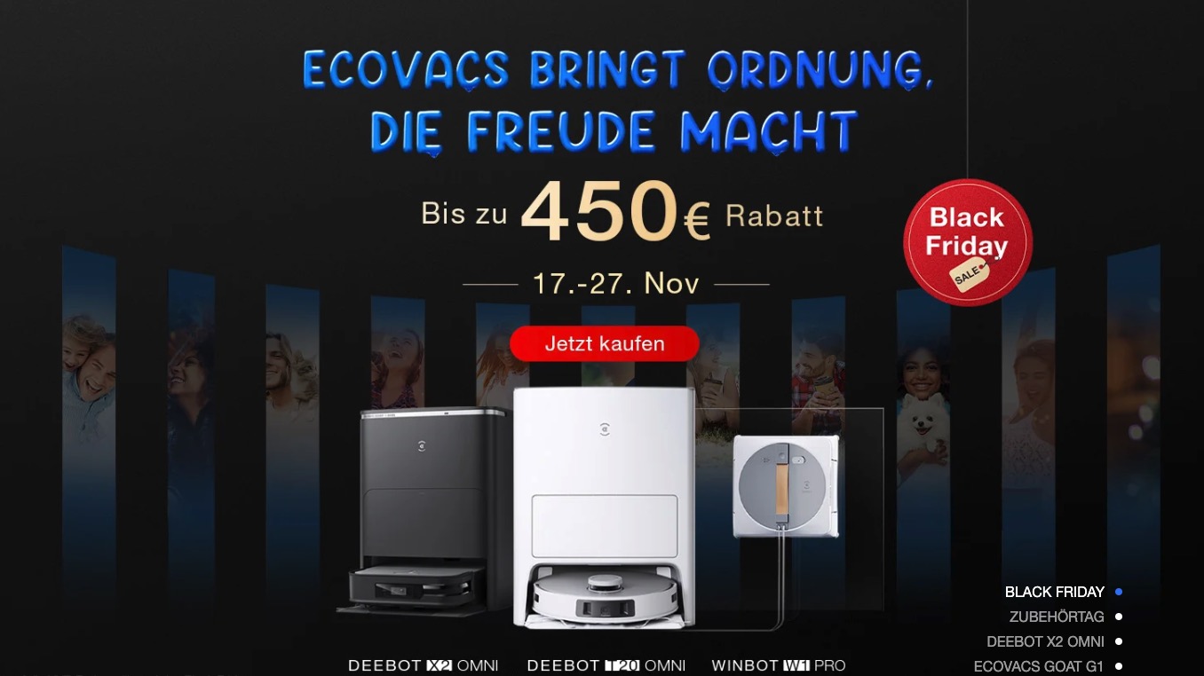 Ecovacs Black Week Aktion 2023