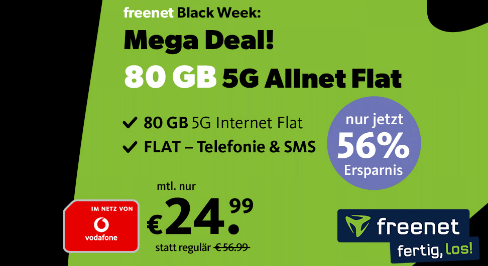 freenet green 5G 80 GB