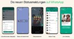 Fünf neue Features für den WhatsApp-Status