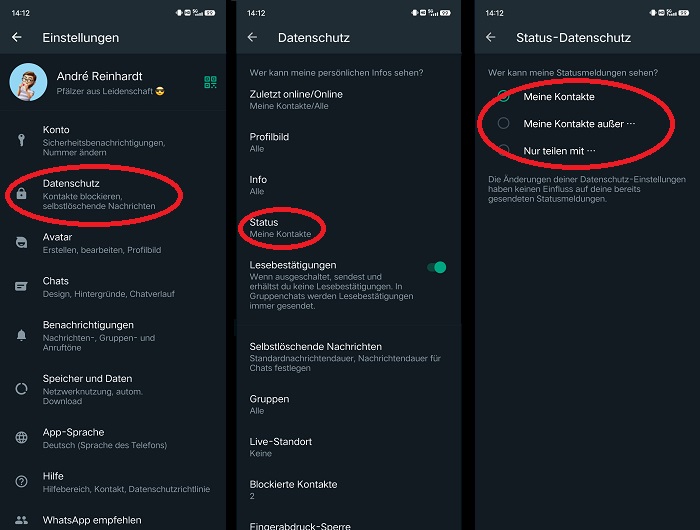 Status-Zielgruppe