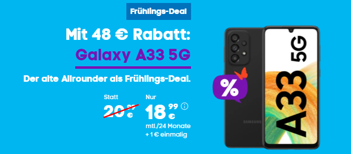 Blau Oster-Frühlings-Deal