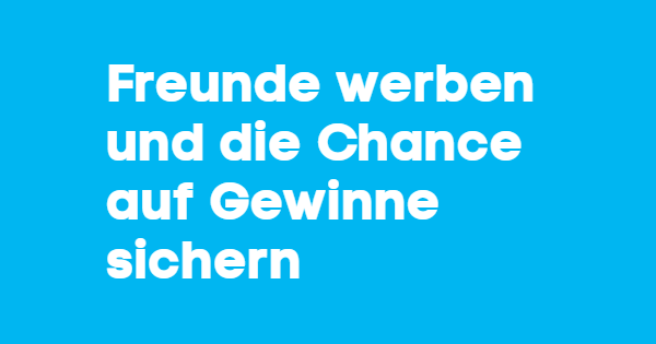 Blau Freundschaftswerbung