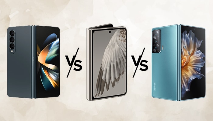 Galaxy Z Fold 5 vs. Pixel Fold vs. Honor Magic Vs - Vergleich