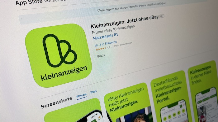 Neue Kleinanzeigen App von eBay!