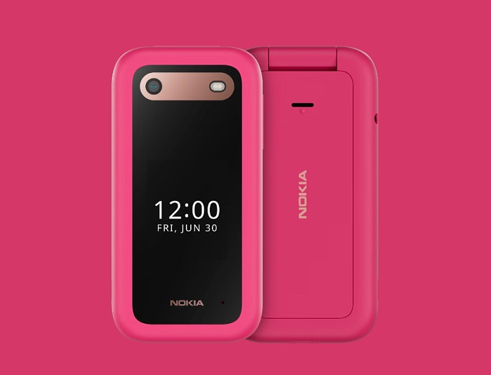 Das Nokia 2660 Flip in Pink