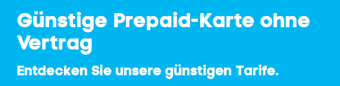 Blau Prepaid Tarife