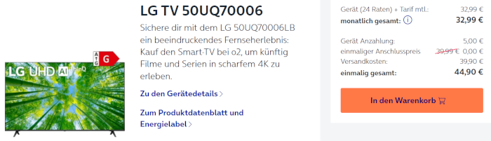 LG TV o2 Mobile M