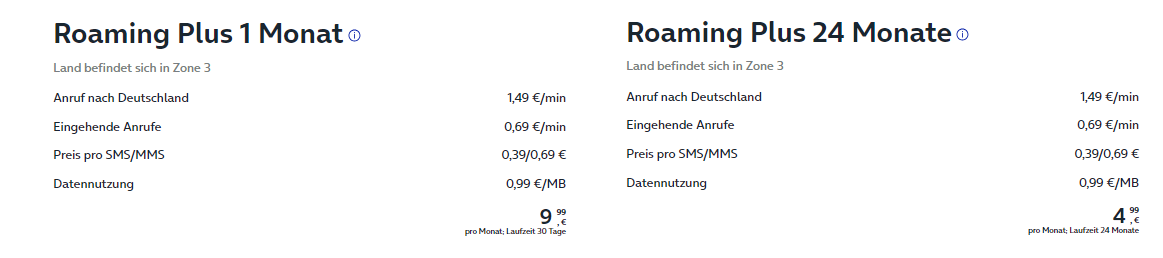 o2 Türkei Roaming