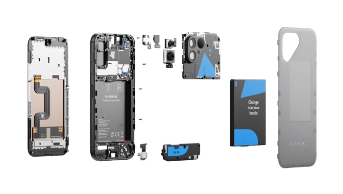 Fairphone 5 leicht zu reparieren und mit Vertrag