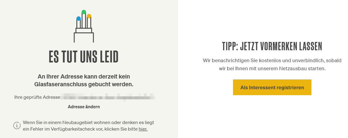 Deutsche Glasfaser Verfügbarkeit prüfen