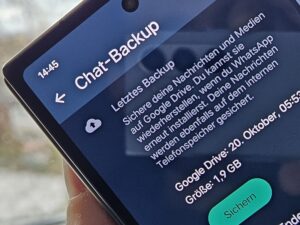 Das WhatsApp-Backup kostet bald Drive-Speicherplatz