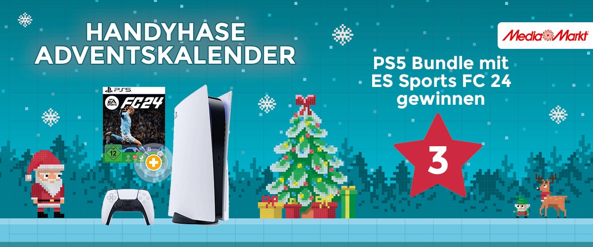 Handyhase.de-Adventskalender Türchen 3 mit Playstation 5 Bundle