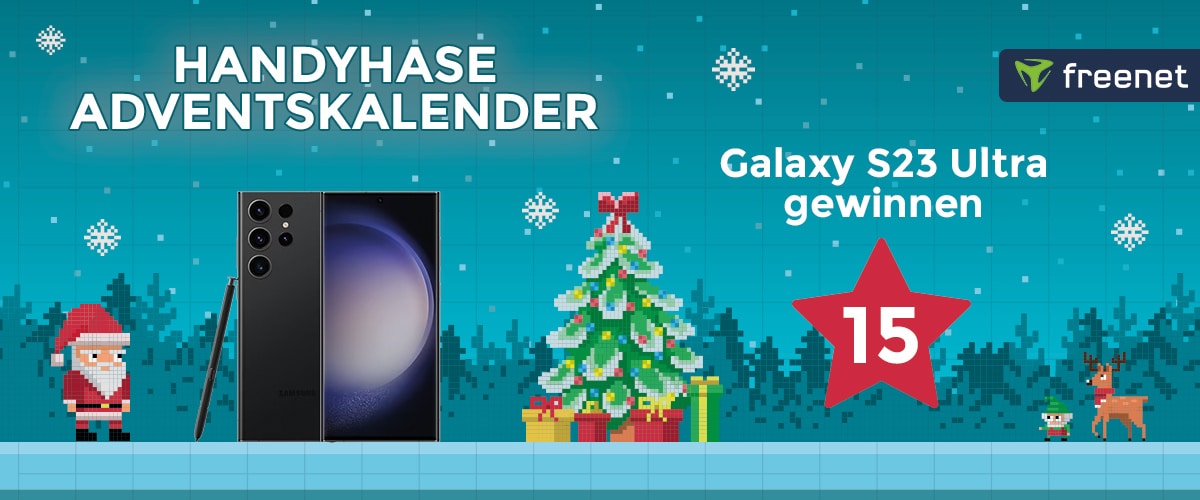 Handyhase.de Adventkalender mit Galaxy S23 Ultra