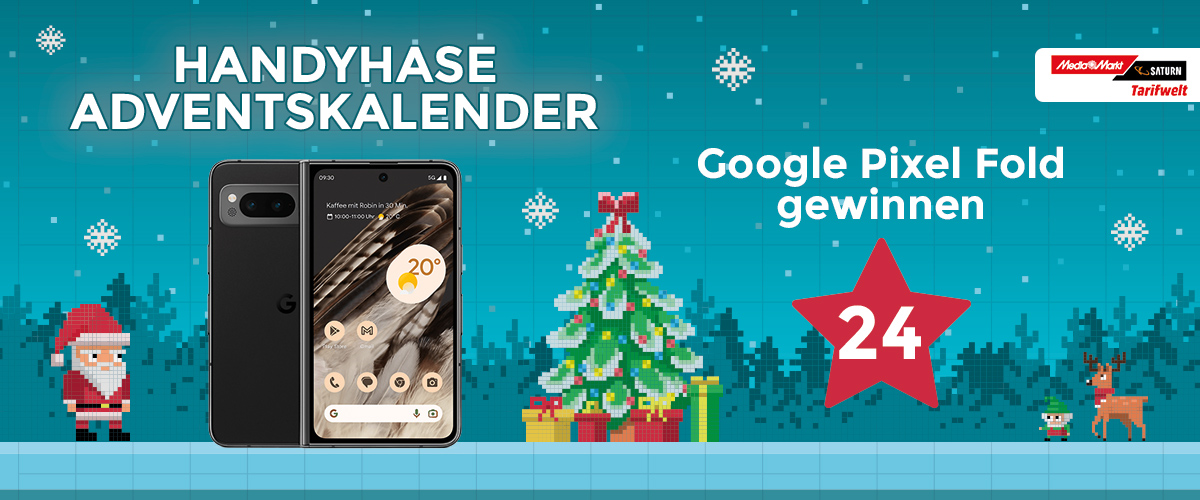 Handyhase Adventskalender Türchen 24 - Heiligabend mit Google Pixel Fold