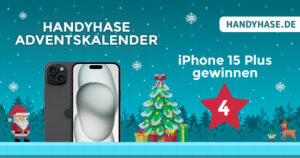 Handyhase Adventskalender Türchen 4 mit iPhone 15 Plus