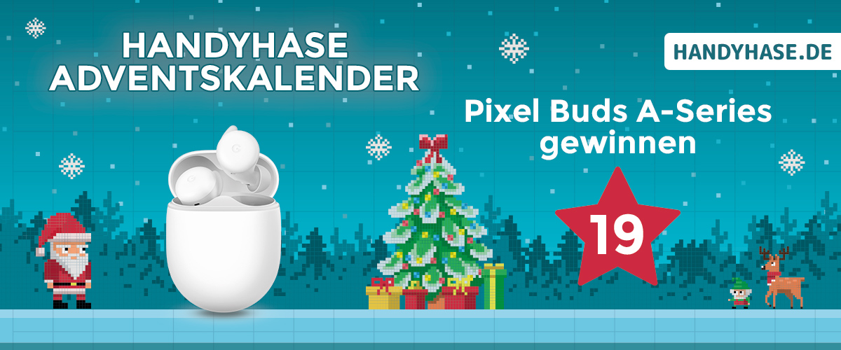 Handyhase Adventskalender mit Pixel Buds