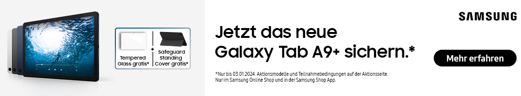 Galaxy Tab A9 Plus mit Zugaben