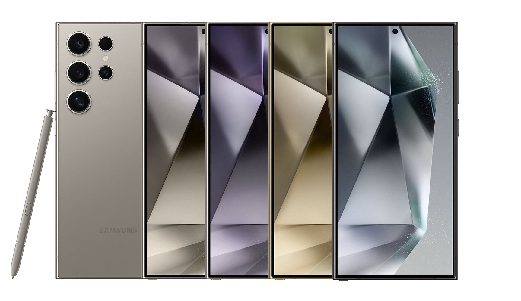 Samsung Galaxy S24 Ultra Varianten mit Vertrag in den Netzen von Telekom, Vodafone, o2 Telefónica und 1&1