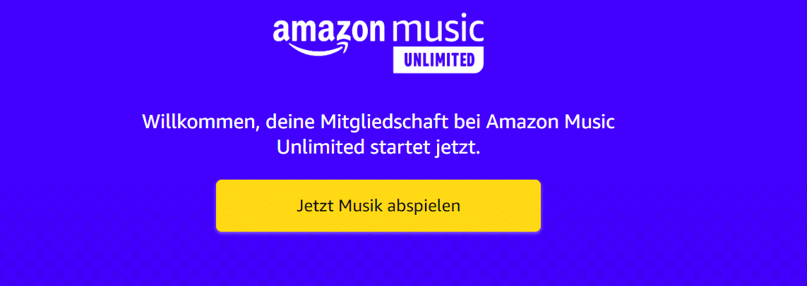 Amazon Music Unlimited Abo