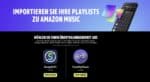 Amazon Music Playlist importieren