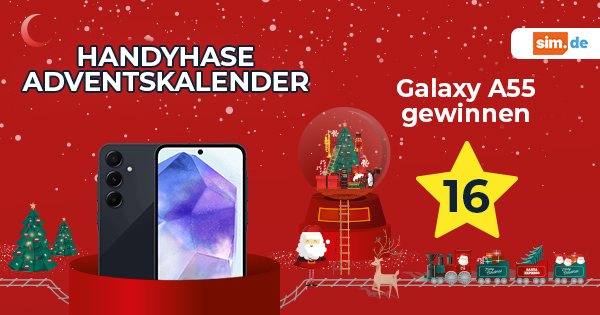 Handyhase.de-Adventskalender mit Türchen 16 und Galaxy A55