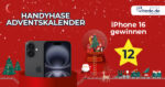 Handyhase Adventskalender Türchen 12 - iPhone 16 gewinnen