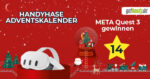Handyhase.de Adventskalender: Meta Quest 3 gewinnen