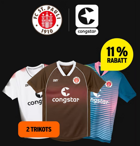 congstar FC Pauli Trikots