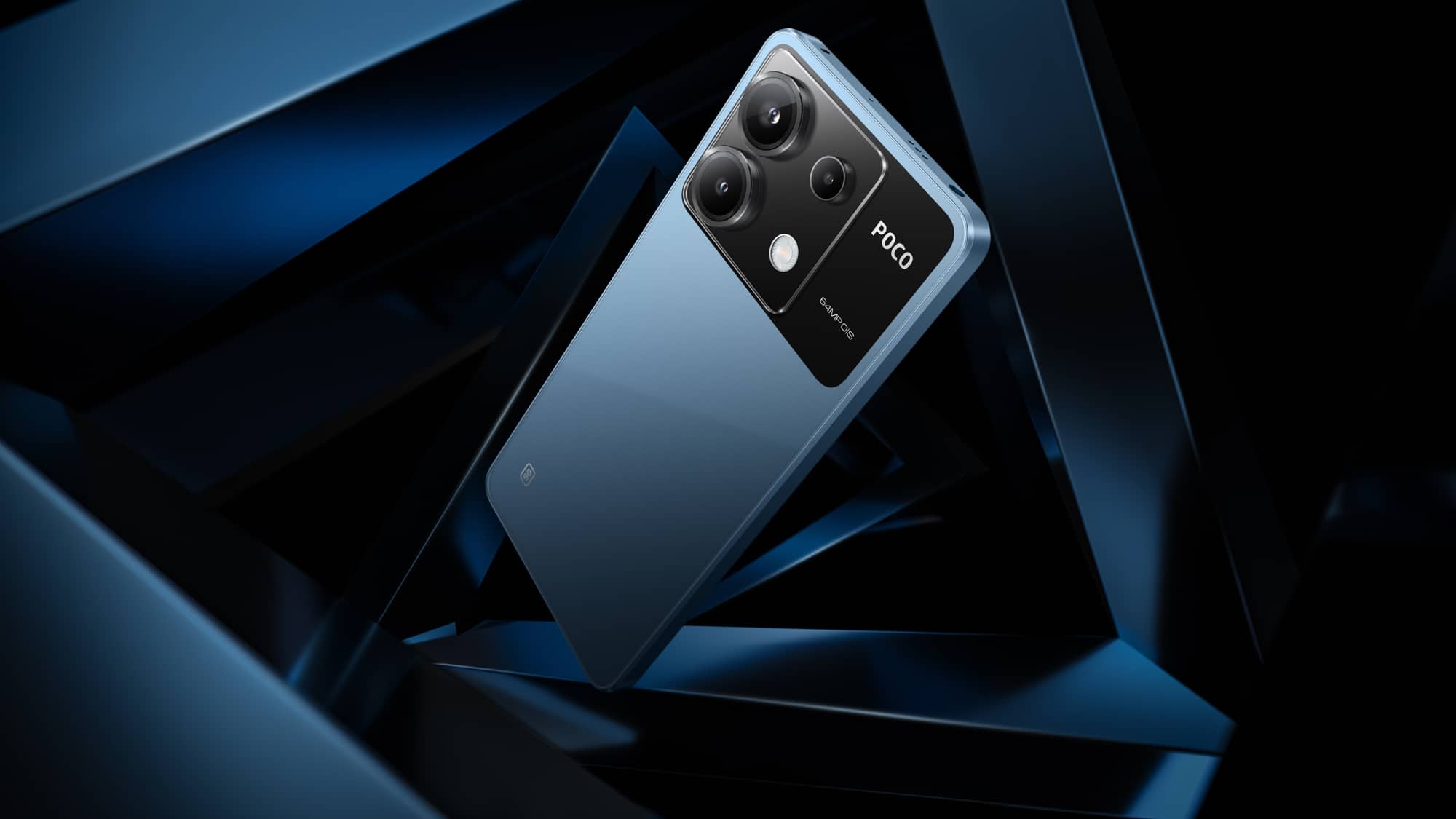 Xiaomi Poco X6 5G in Blau mit Vertrag in den Netzen von Telekom, Vodafone, o2 Telefónica und 1&1