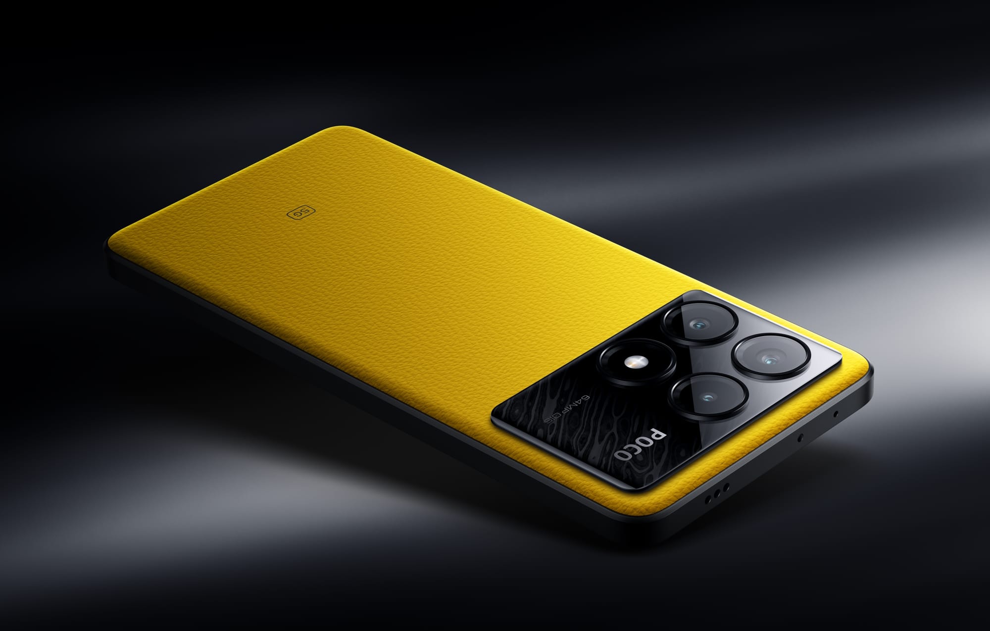 Xiaomi Poco X6 Pro mit gelbem Kunstler und Vertrag