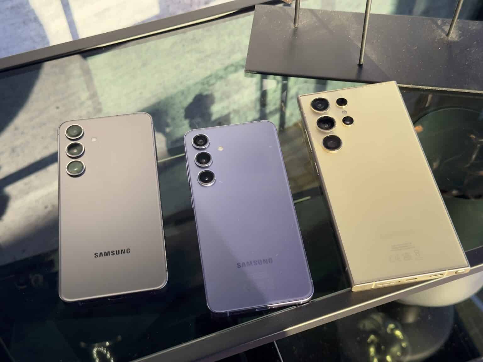 Samsung Galaxy S24 Serie im Vergleich