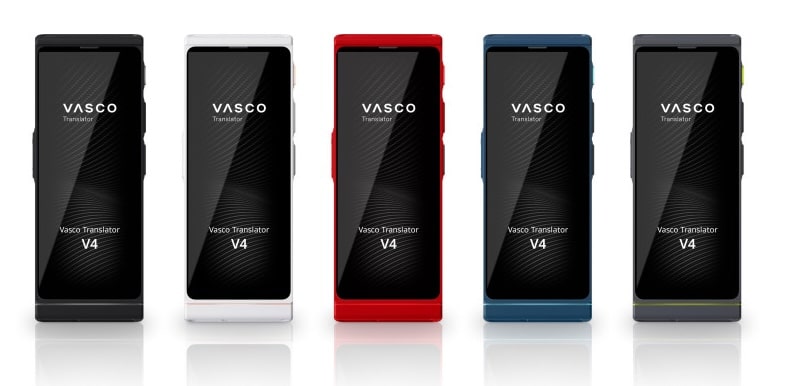 Die Earbuds des Translator E1 können auch mit den V4-Geräten gekoppelt werden. (Bild: Vasco)