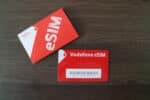 Vodafone eSIM Karte mit QR Code und Zugangsdaten