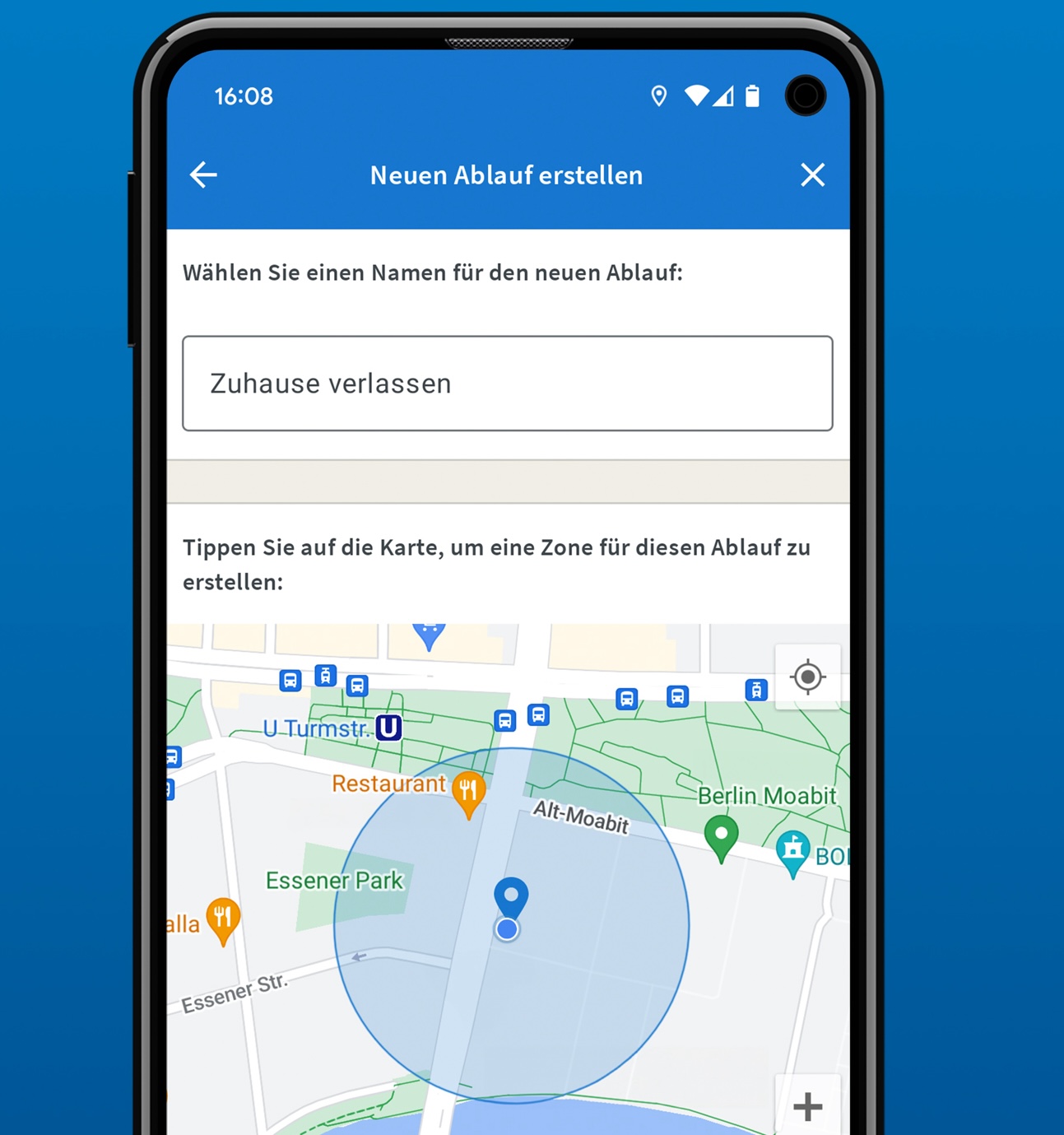 Geofencing in der Fritz!App Smart Home