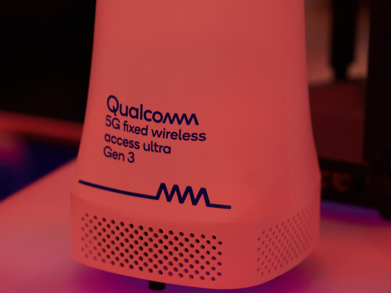 Qualcomms FWA Ultra Gen 3 auf dem Mobile World Congress 2024 in Barcelona. (Foto: Andreas Sebayang/Handyhase.de)