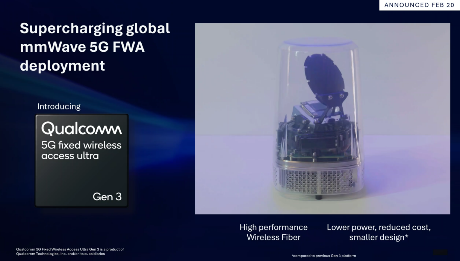 Die neue Plattform für mmWave-5G-Installtionen daheim. (Bild: Qualcomm)