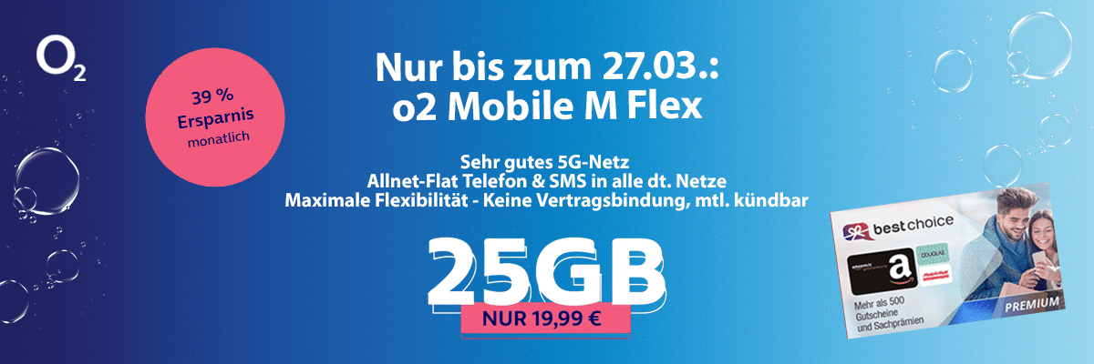 Mobile M Flex mit Gutschein Aktion