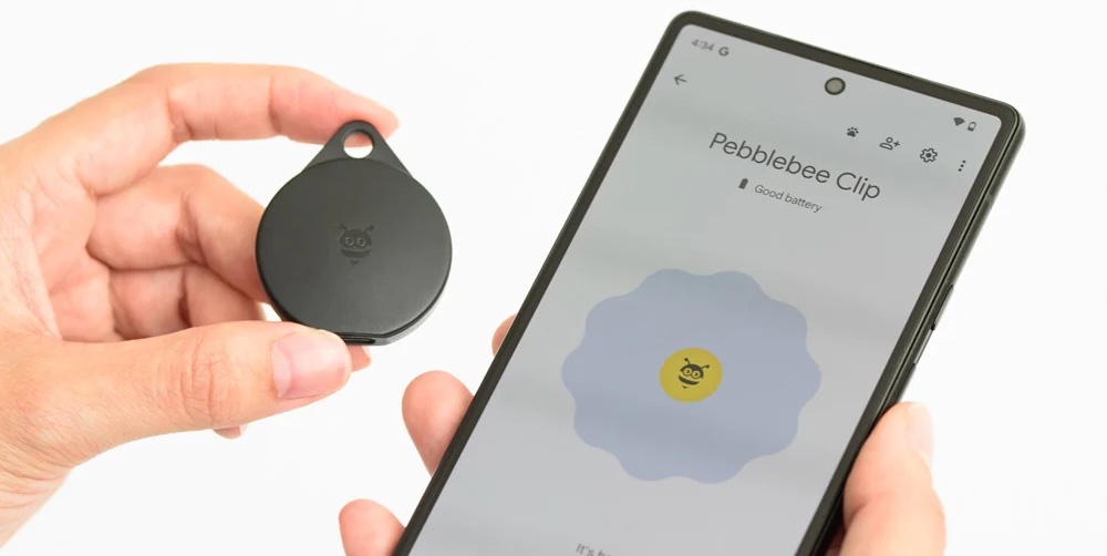 Bluetooth-Tag als Tracker von Pebblebee. (Bild: Pebblebee)