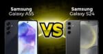 Galaxy A55 und Galaxy S24 Vergleich