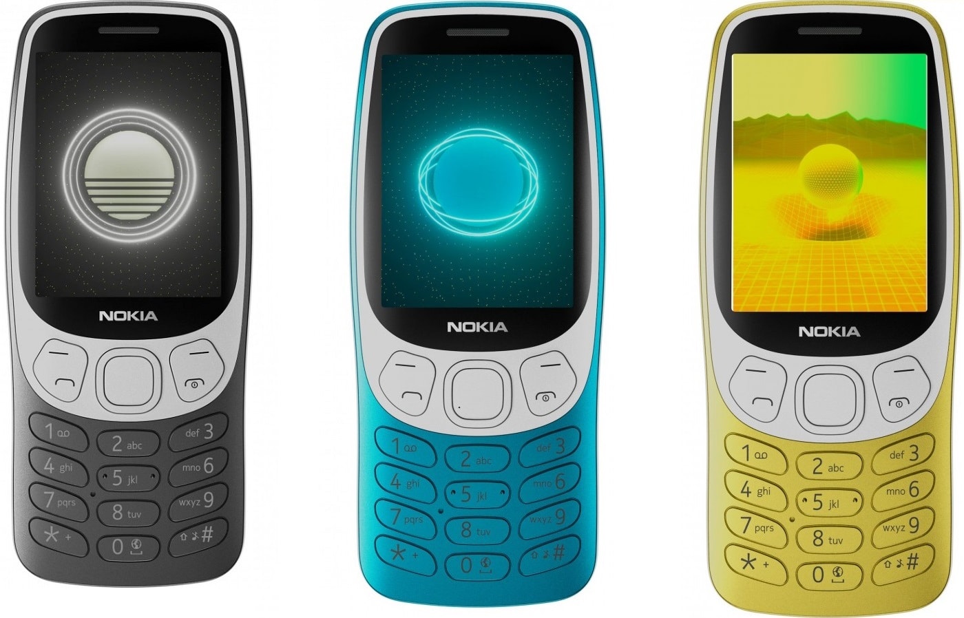 Farben des Nokia 3210